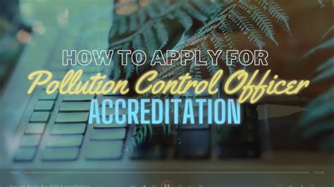 pco accreditation requirements region 4a|“REVISED GUIDELINES FOR POLLUTION CONTROL .